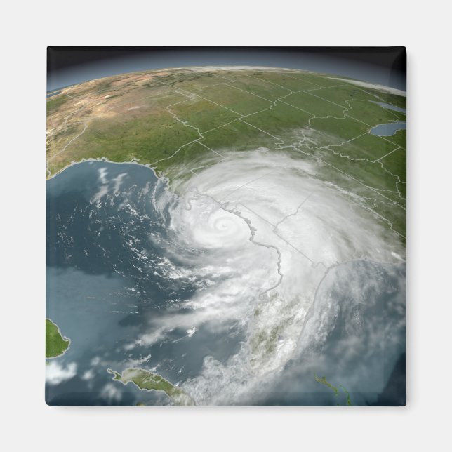 Hurrikan Dennis 2 Magnet (Vorne)