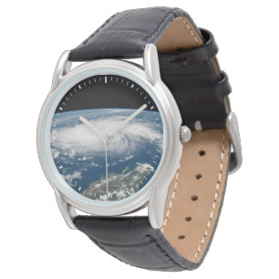 Hurrikan Dorian über dem Atlantischen Ozean. Armbanduhr