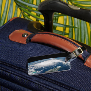 Hurrikan Dorian über dem Atlantischen Ozean. Gepäckanhänger