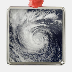Hurrikan Ele Silbernes Ornament