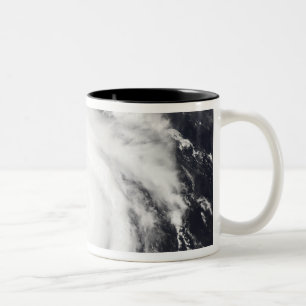 Hurrikan Frances Zweifarbige Tasse