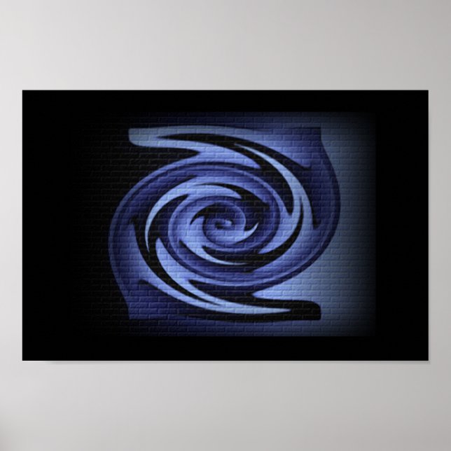 Hurrikan Graffiti Poster (Vorne)