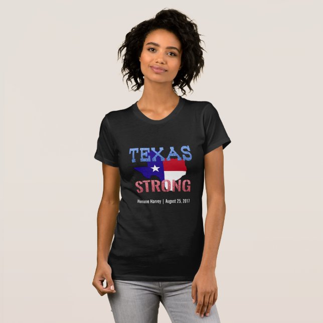 Hurrikan Harvey Texas stark T-Shirt (Vorne ganz)