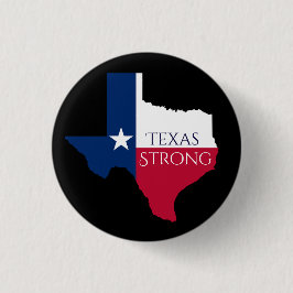 Hurrikan Harvey Texas starker Staats-Flaggen-Knopf Button