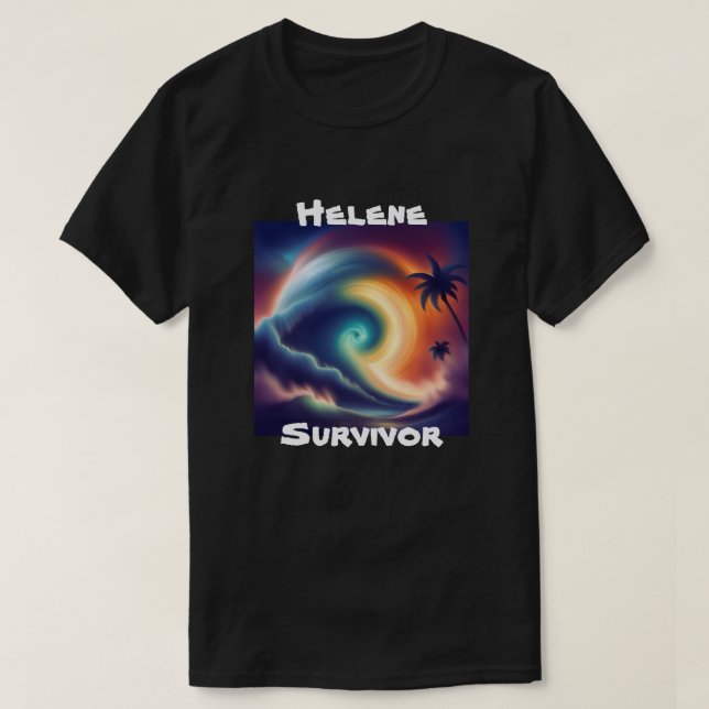 Hurrikan Helene Survivor Florida Storm T-Shirt (Design vorne)