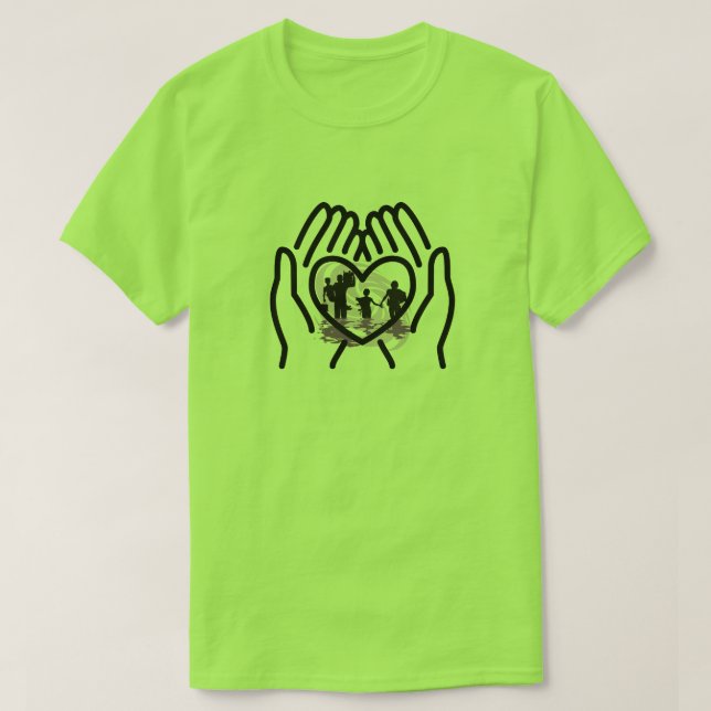 Hurrikan Helene Survivor Unterstützung Sturmflut T-Shirt (Design vorne)