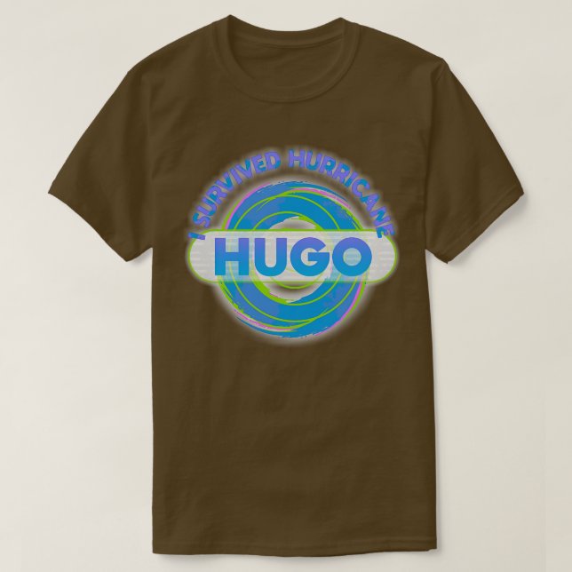 Hurrikan Hugo T-Shirt (Design vorne)