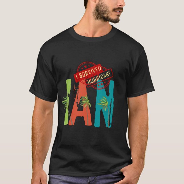 Hurrikan Ian Survivor T-Shirt (Vorderseite)