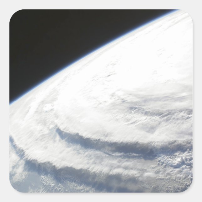 Hurrikan Ike 2 Quadratischer Aufkleber (Vorderseite)