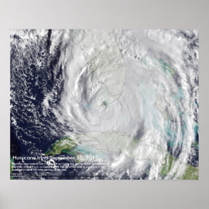 Hurrikan Irma Image von Cudjoe Key, Florida Poster