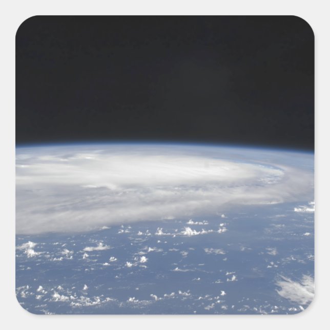 Hurrikan IV Quadratischer Aufkleber (Vorderseite)