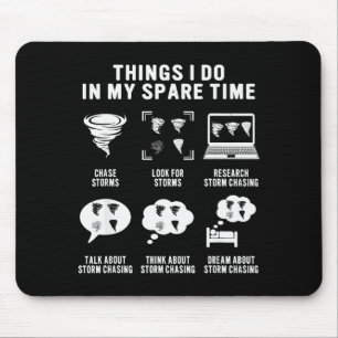 Hurrikan-Jäger Tornado-Jäger Meteorologe Mousepad