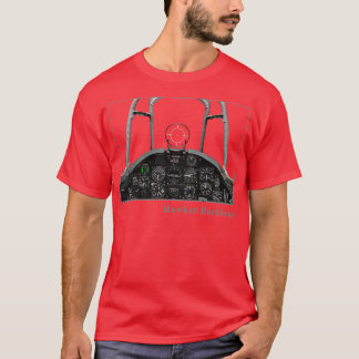 Hurrikan-Kampfflugzeug WW2 von Cockpit Instruments T-Shirt