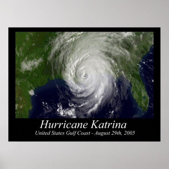 Hurrikan Katrina Poster (Vorne)