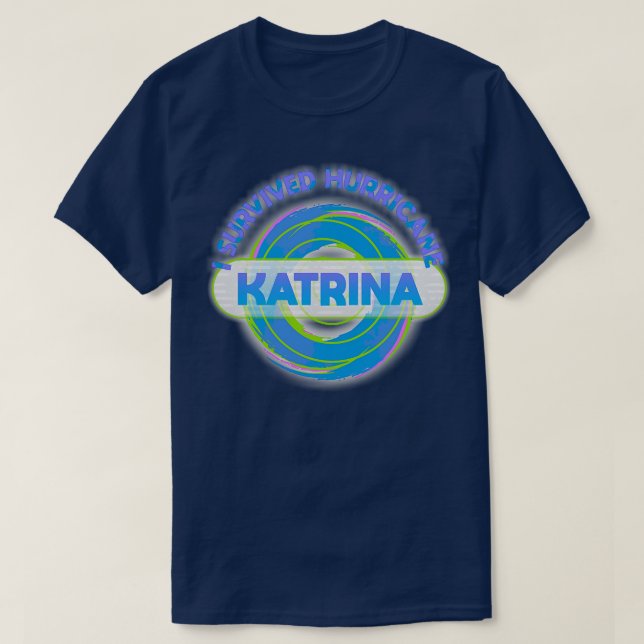 Hurrikan Katrina T-Shirt (Design vorne)