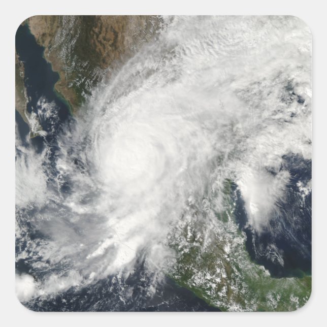 Hurrikan Kenna Quadratischer Aufkleber (Vorderseite)