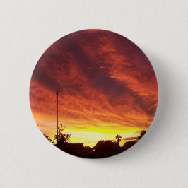 Hurrikan kommt bei Sonnenuntergang Button