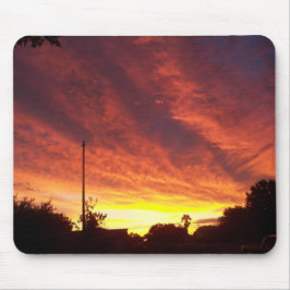 Hurrikan kommt bei Sonnenuntergang Mousepad
