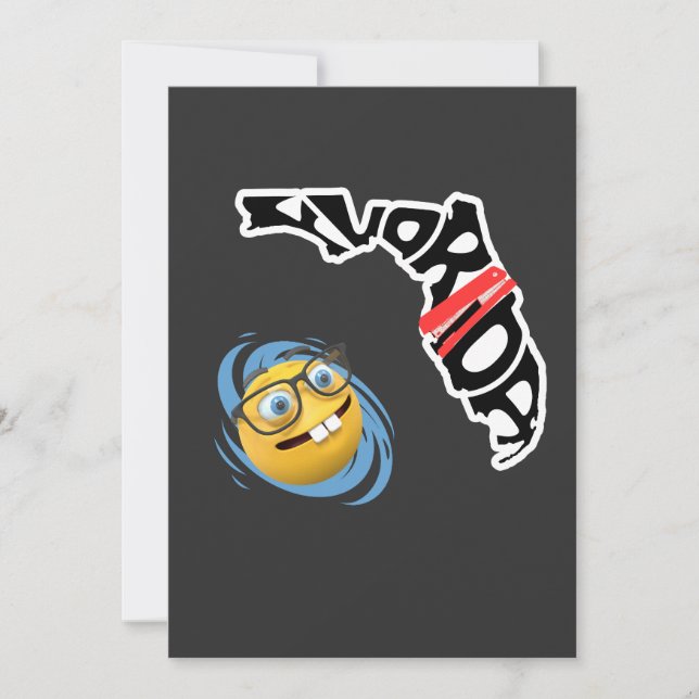 Hurrikan Milton Funny Florida Office Space Einladung (Vorderseite)