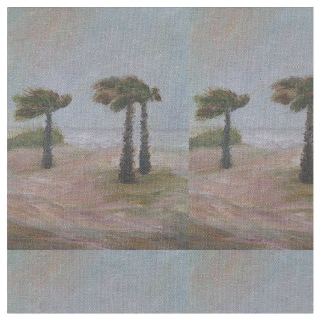 HURRIKAN-PALMEN STOFF (Nahaufnahme)