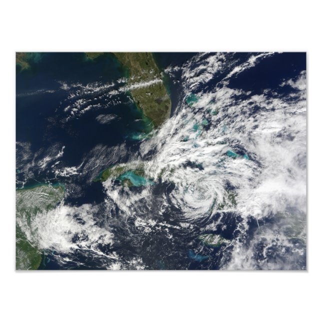 Hurrikan Paloma Fotodruck (Vorne)