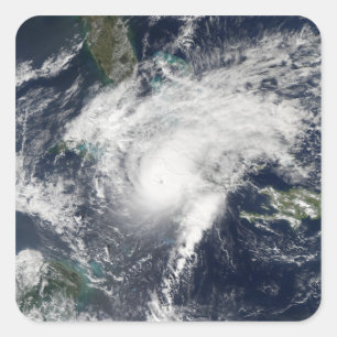 Hurrikan Paloma Quadratischer Aufkleber