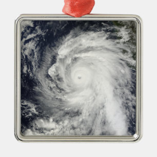 Hurrikan Rick südwestlich Baja California Silbernes Ornament