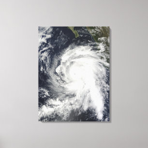 Hurrikan Rick südwestlich von Baja Kalifornien Leinwanddruck