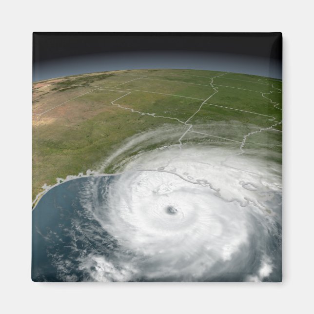 Hurrikan Rita 2 Magnet (Vorne)