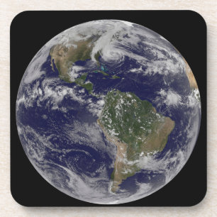 Hurrikan Sandy an der Ostküste der USA. 2 Getränkeuntersetzer