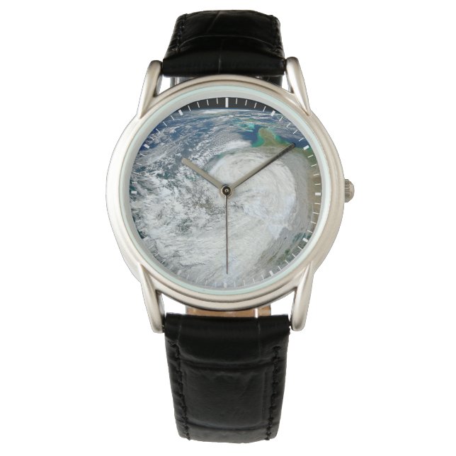 Hurrikan Sandy an der Ostküste der USA. 3 Armbanduhr (Vorderseite)