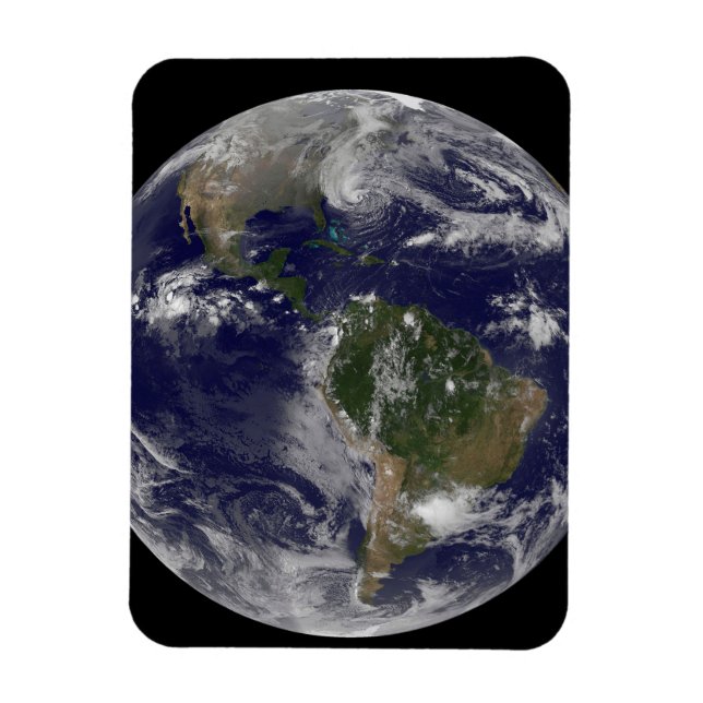 Hurrikan Sandy an der Ostküste der USA. Magnet (Vertikal)