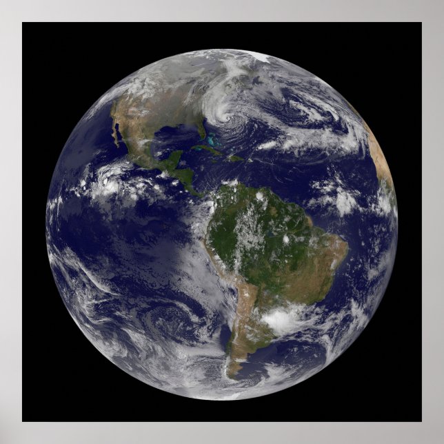 Hurrikan Sandy an der Ostküste der USA. Poster (Vorne)