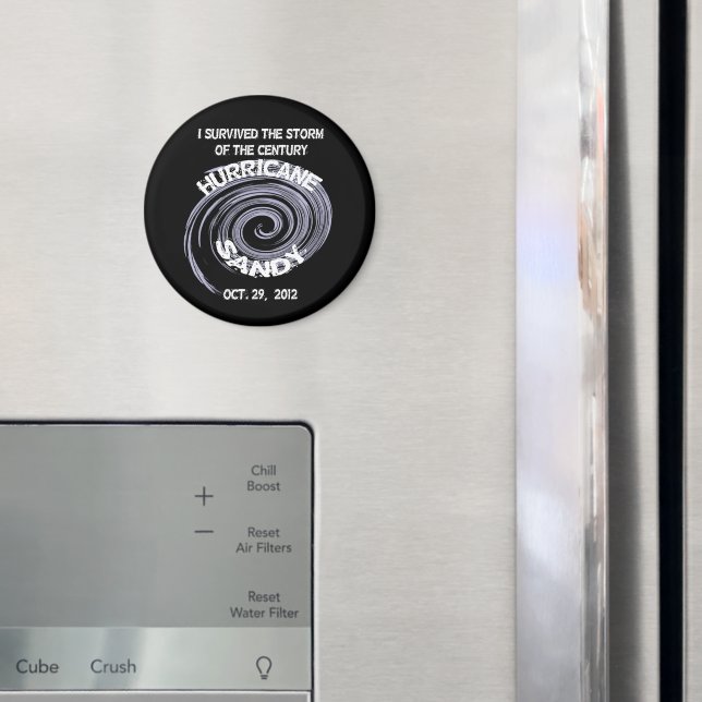 Hurrikan Sandy Magnet (In Situ (Kühlschrank))