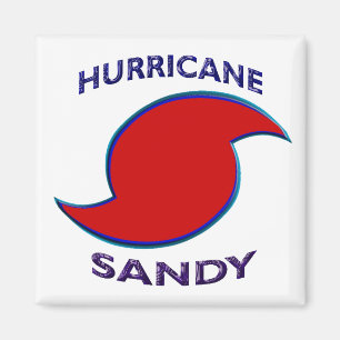 Hurrikan Sandy Symbol Magnet