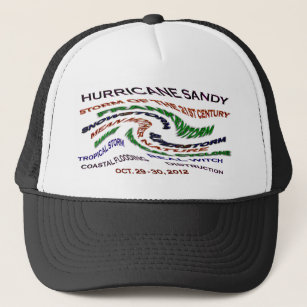 Hurrikan Sandy Words Truckerkappe