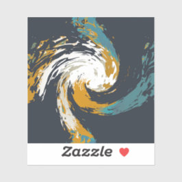 Hurrikan Twirl Aufkleber