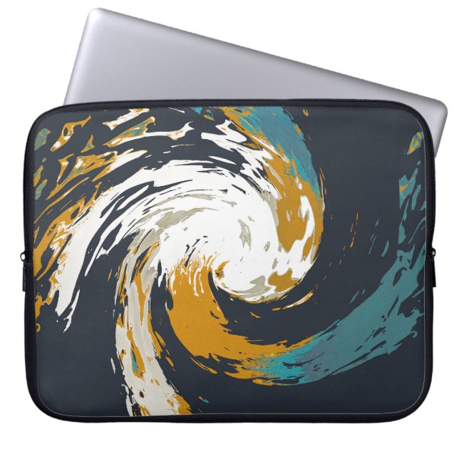 Hurrikan Twirl Laptopschutzhülle (Vorderseite)