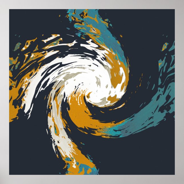 Hurrikan Twirl Poster (Vorne)