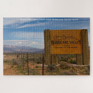 Hurrikan Valley Utah. Jigsaw Puzzle