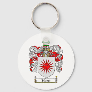 HURST FAMILIENWAPPEN - HURST WAPPEN SCHLÜSSELANHÄNGER