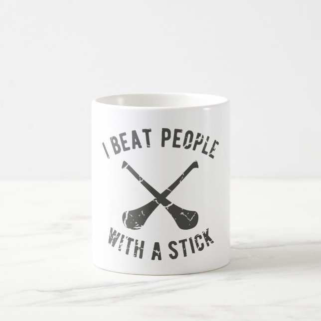 Hurst ich Menschen mit einem Schwanz-Gewitter Kaffeetasse (Mittel)