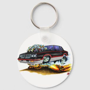 Hurst Olds Schwarz-Graues Auto 1984-88 Schlüsselanhänger