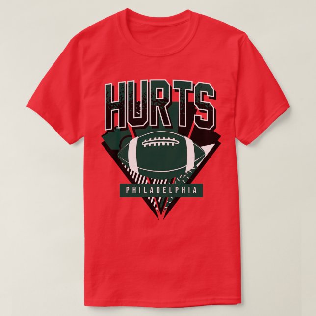 Hurst Philadelphia Fottball Retro T-Shirt (Design vorne)