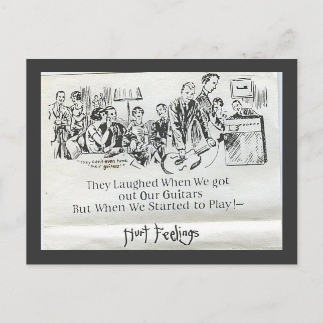 Hurt Gefühls Postcard Postkarte (Vorderseite)