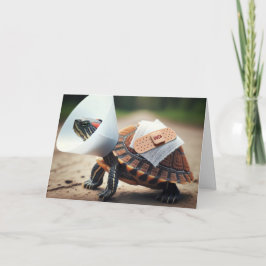 Hurt Turtle mit Bandagen Karte