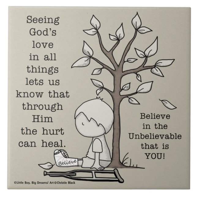 Hurts können heilen fliese (Vorderseite)