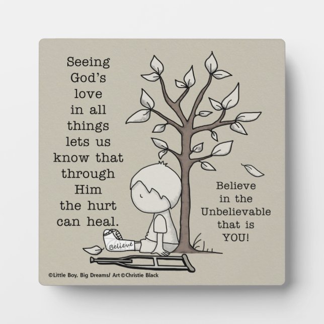 Hurts können heilen fotoplatte (Vorderseite)