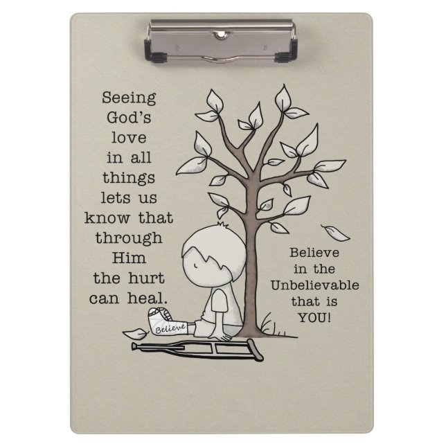 Hurts können heilen klemmbrett (Vorderseite)