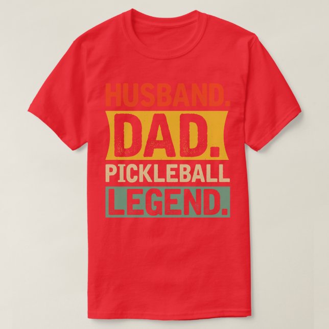 Hus Vater Pickleball Legend T-Shirt (Design vorne)
